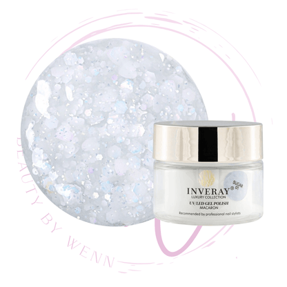 Inveray UV/LED Gel Nail Polish MACARON 001 SUGAR - Beauty by Wenn