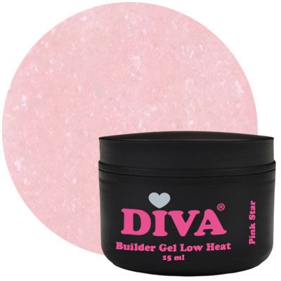 DIVA Builder Gel LOW HEAT Pink Star 15 ml