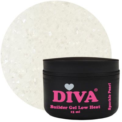DIVA Builder Gel Low Heat – Sparkle Pearl 15ml