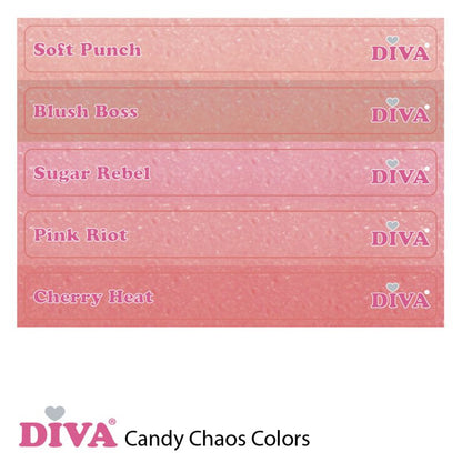 DIVA Gellak Candy Chaos Colors 5x 10 ml # - met gratis Colorpop Stickers