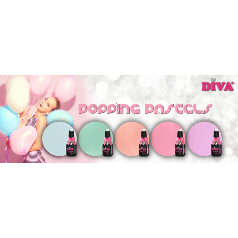 Diva Popping Pastels Collectie 5 stuks - Beauty by Wenn
