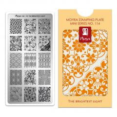 Moyra Mini Stamping Plate 114 The Brightest Light - Beauty by Wenn