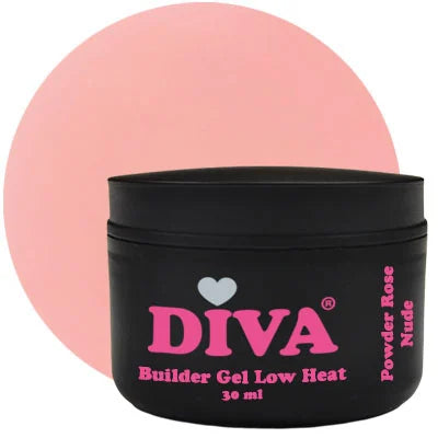 DIVA Builder Gel LOW HEAT Powder Rose Nude 30 ml