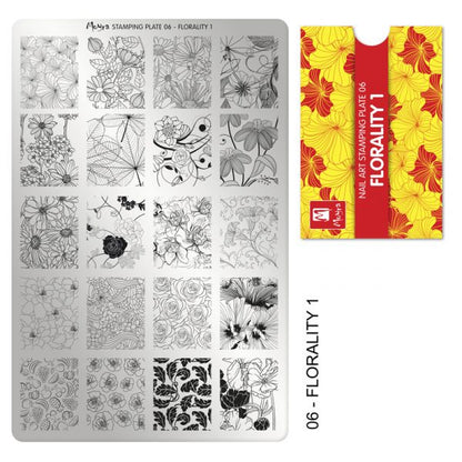 Moyra Stamping Plaat 06 Florality 1 - Beauty by Wenn
