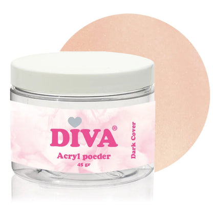 Diva Acryl Poeder Dark Cover 45 gram - Beauty by Wenn