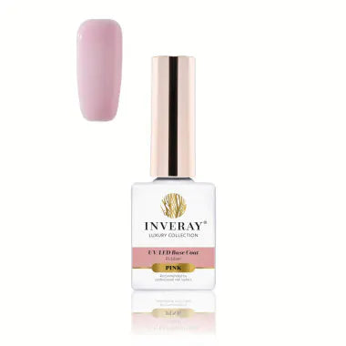 Inveray UV/LED Rubber Base Coat Pink Luxury Collection - Beauty by Wenn