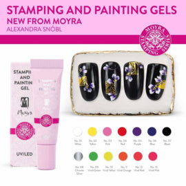 Moyra Stamping and Painting Gel No.01 White - Beauty by Wenn