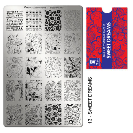 Moyra Stamping Plaat 13 Sweet Dreams - Beauty by Wenn