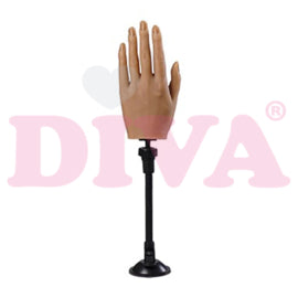 Siliconen hand links met standaard - Ivory - Beauty by Wenn