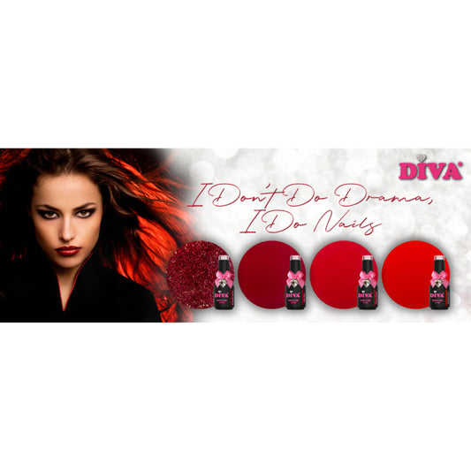 DIVA Gellak I Don't Do Drama, I Do Nails Collection 4x 10 ml