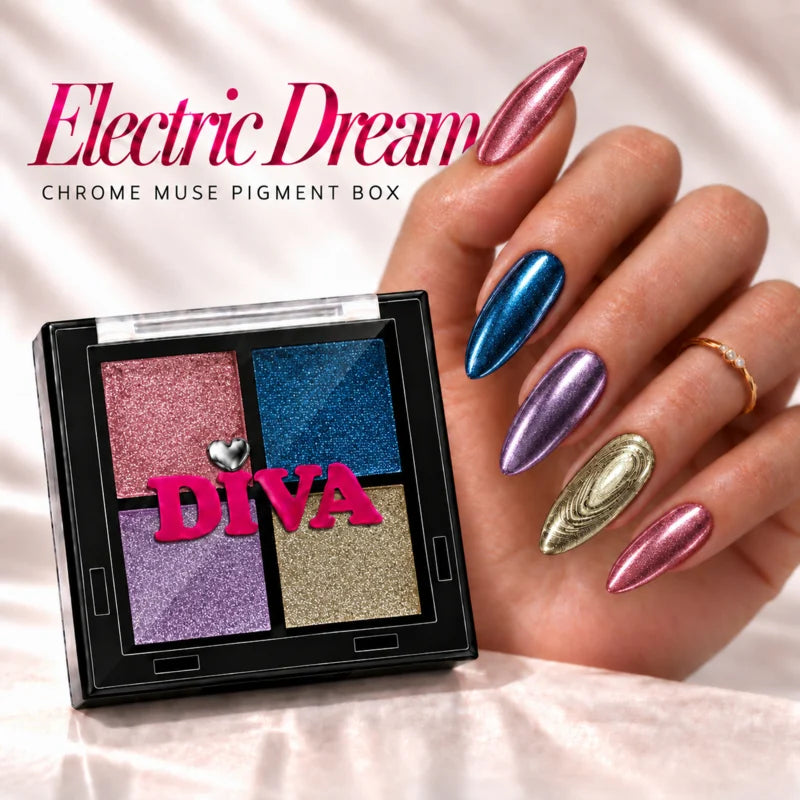 DIVA Electric Dream Pigment Box No. 3 – 4 Kleuren