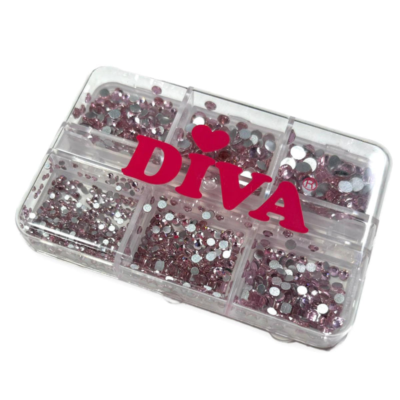 Doosje met strass steentjes - Pink - Beauty by Wenn