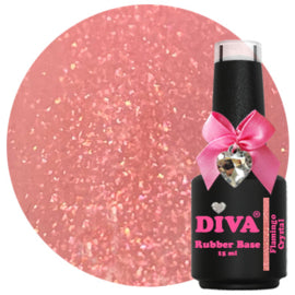 DIVA Rubber Basecoat Crystal 9x 15 ml