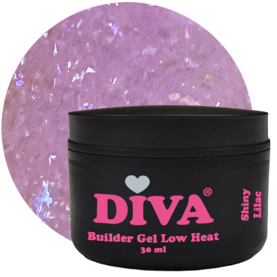 DIVA Builder Gel LOW HEAT Shiny Lilac 30 ml