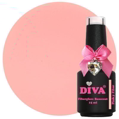 DIVA Fiberglass Basecoat Pinky Fiber 15 ml