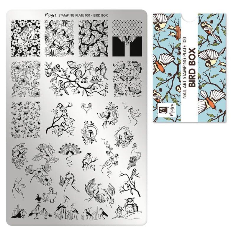 Moyra Stamping Plate 100 Bird - Beauty by Wenn
