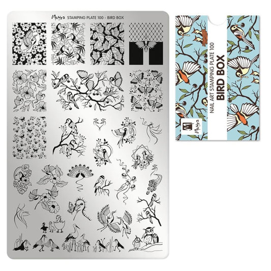 Moyra Stamping Plate 100 Bird - Beauty by Wenn