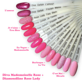 DIVA Gellak Mademoiselle Rose Collection 5x 10 ml - Beauty by Wenn