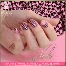 Moyra Stamping Plaat 02 Fabric Texture - Beauty by Wenn