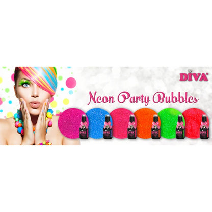 DIVA Gellak Neon Party Bubbles Collection 6x 10 ml - Beauty by Wenn