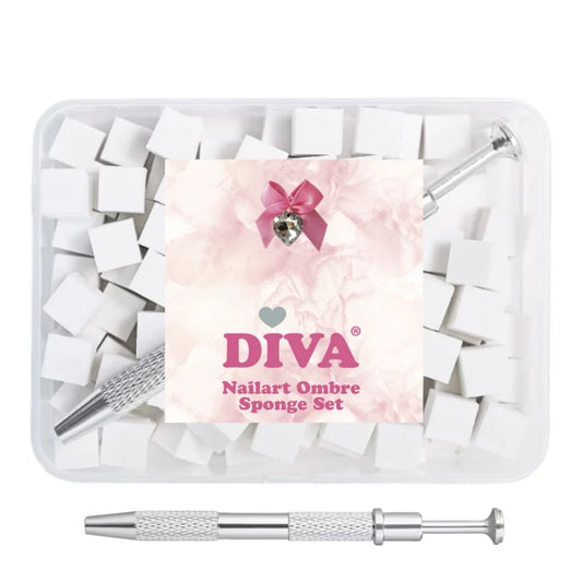 Nail Art Ombre Sponge Set met Tool