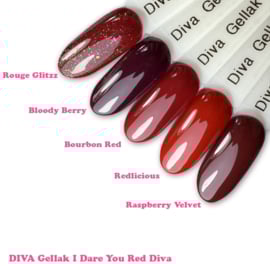 DIVA Gellak Rouge Glitzz 10 ml