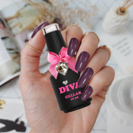 DIVA Gellak Purple Tune 10 ml - Beauty by Wenn