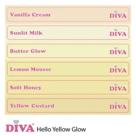 DIVA Gellak Hello Yellow Glow Collection 6x 10 ml