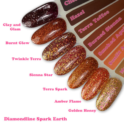 Diamondline Spark Earth Amber Flame
