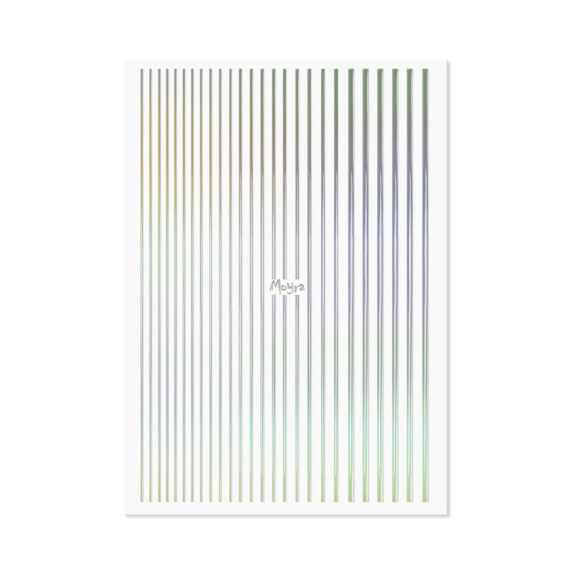Moyra Nail Art Strips 06. Holo Silver - Beauty by Wenn