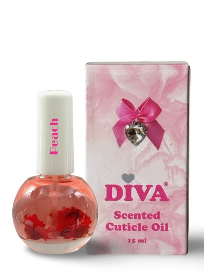 Diva Scented Cuticle Oil Peach 15 ml - Beauty by Wenn