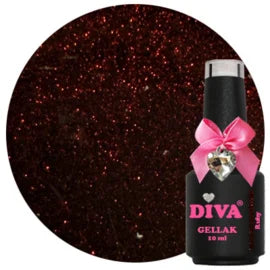 DIVA Gellak Spicy Earth Diva Shades Collection 8x 10 ml #D - met gratis Colorpop Stickers