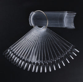 Color Pops Ovaal Clear Waaier Carrousel 50 stuks - Beauty by Wenn