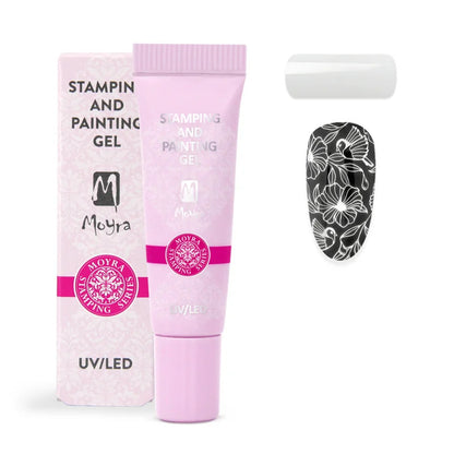 Moyra Stamping and Painting Gel No.01 White - Beauty by Wenn