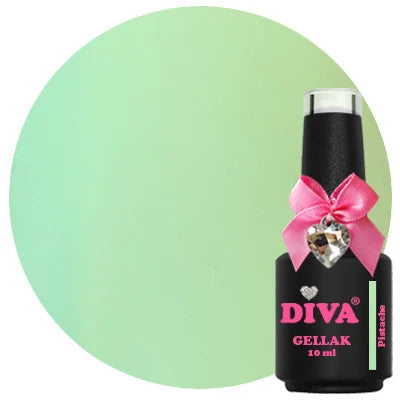 DIVA Gellak French Pastel Pistache 10 ml - Beauty by Wenn