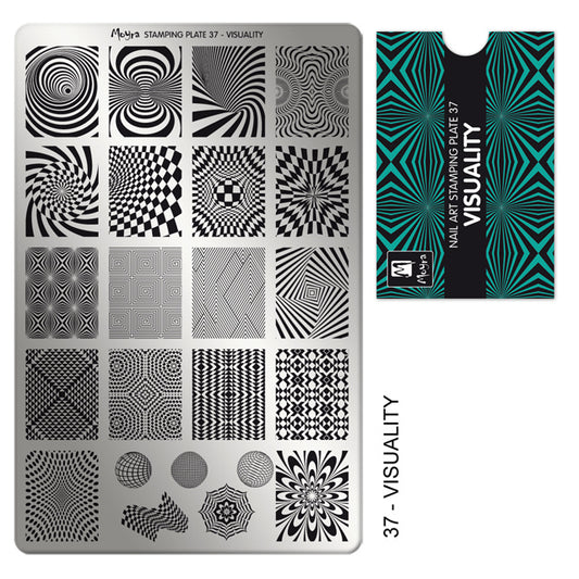 Moyra Stamping Plaat 37 Visuality - Beauty by Wenn