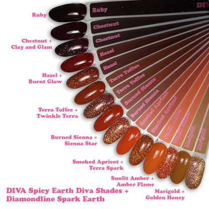 Diamondline Spark Earth Amber Flame