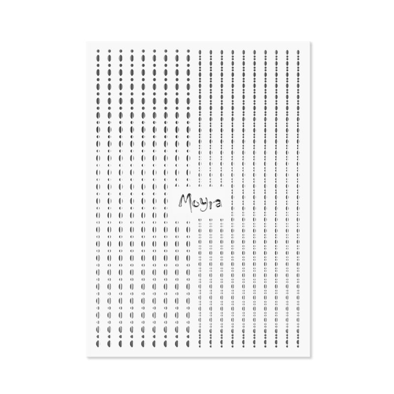 Moyra Nail Art Strips Dots No. 02 Silver - Beauty by Wenn