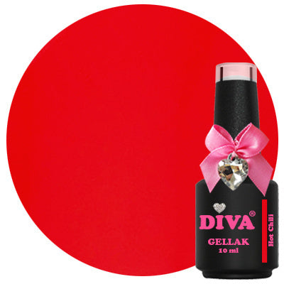 DIVA Gellak Hot Chili 10 ml - Beauty by Wenn
