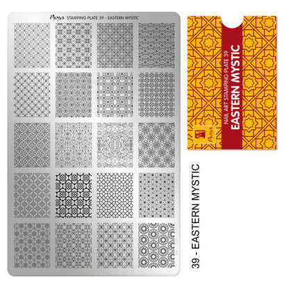 Moyra Stamping Plaat 39 Eastern Mystic - Beauty by Wenn