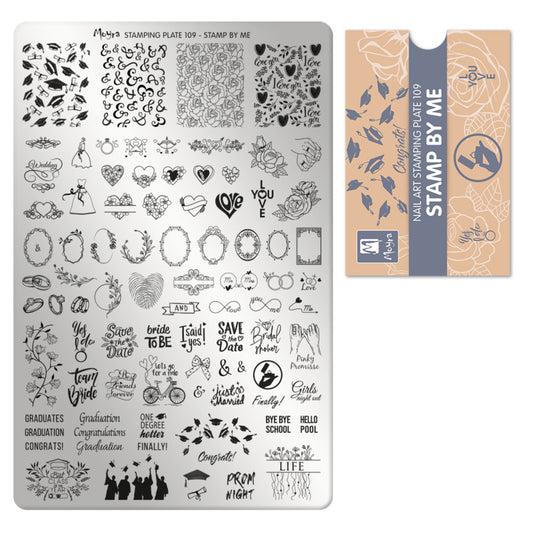Moyra Stamping Plate 109 Stamp by Me - Beauty by Wenn