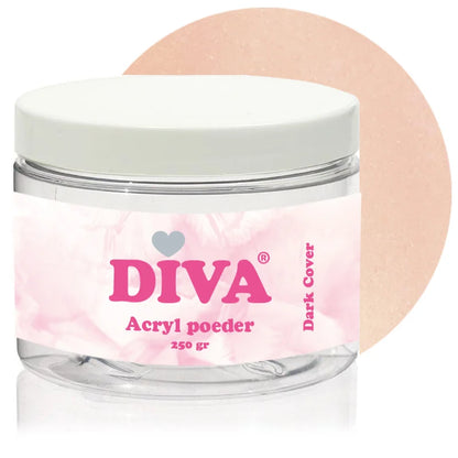 Diva Acryl Poeder Dark Cover 250 gram - Beauty by Wenn