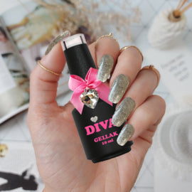 DIVA Gellak Innocent Silver 10 ml - Beauty by Wenn