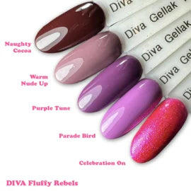 DIVA Gellak Fluffy Rebels Collection 5x 10 ml - Beauty by Wenn
