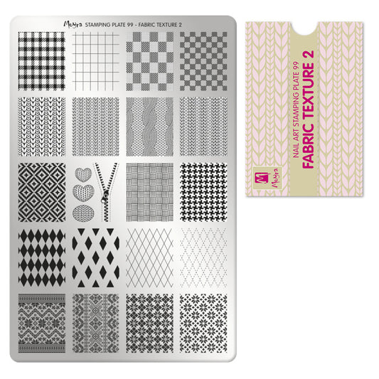 Moyra Stamping Plate 99 Fabric Texture 2 - Beauty by Wenn