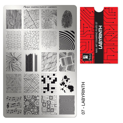 Moyra Stamping Plaat 07 Labyrinth - Beauty by Wenn
